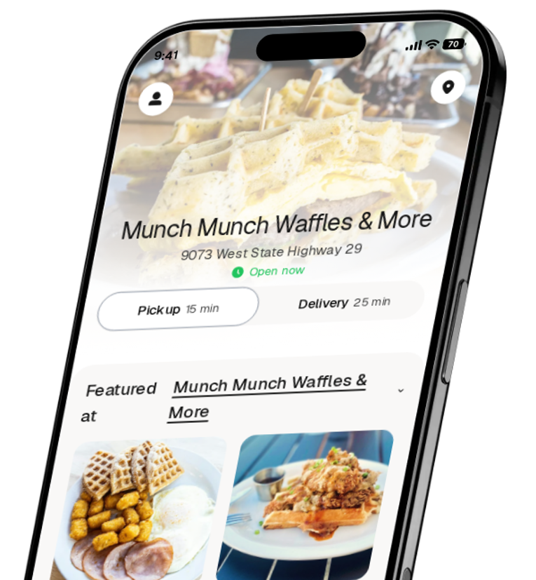 Munch Munch Waffles & More app preview
