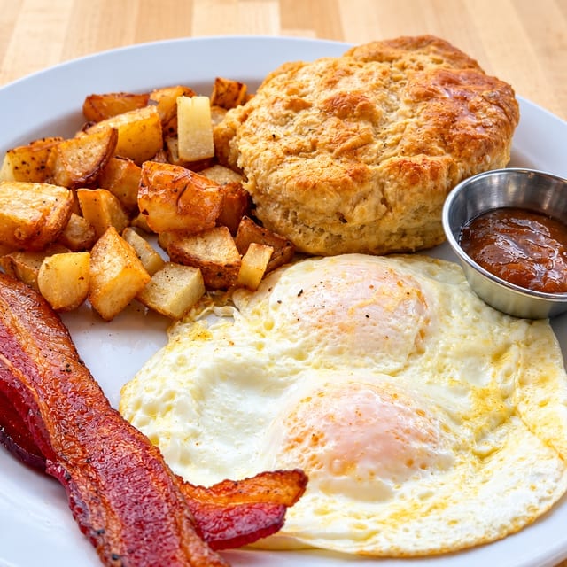 Sweet Potato Biscuit Plate.