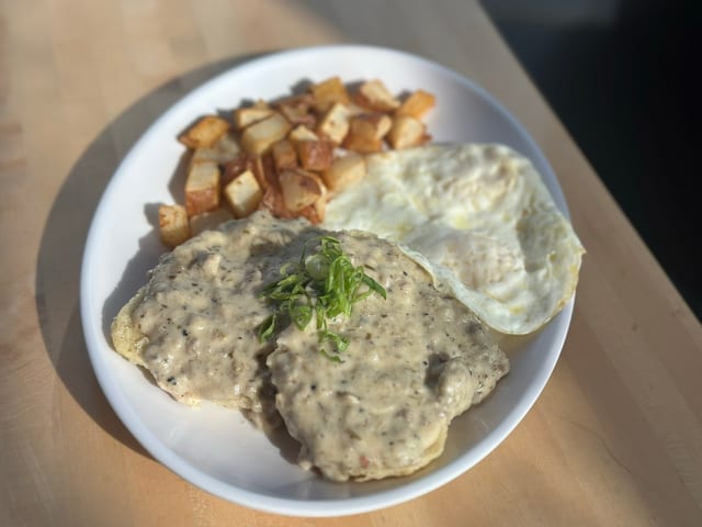 Loaded Biscuit (Biscuit and Gravy).